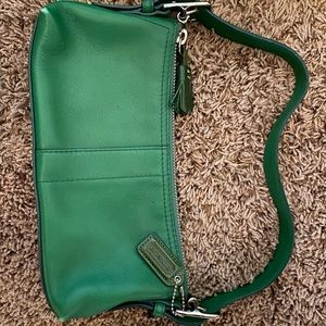Emerald Coach Shoulder Bag